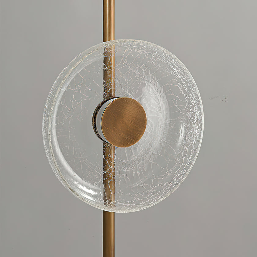 Glacier Crackle Floor Lamp