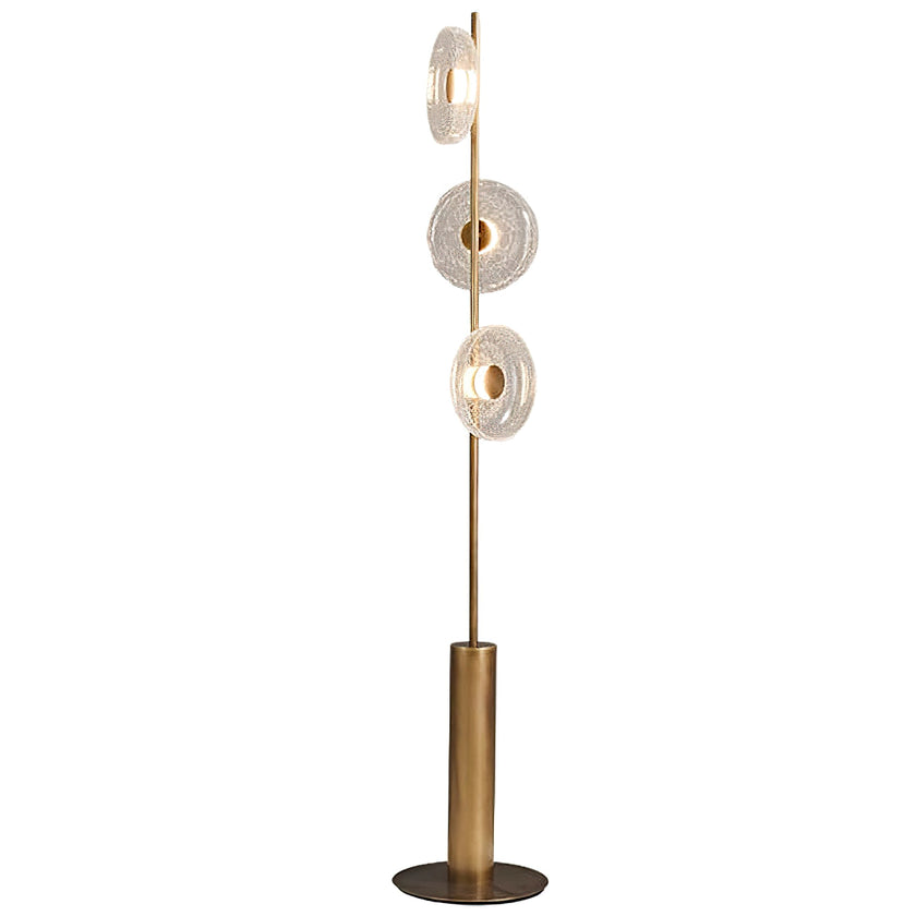 Glacier Crackle Floor Lamp