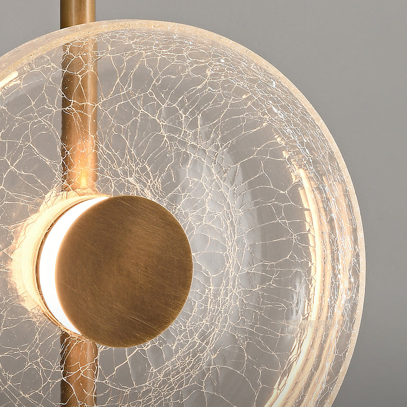 Glacier Crackle Floor Lamp