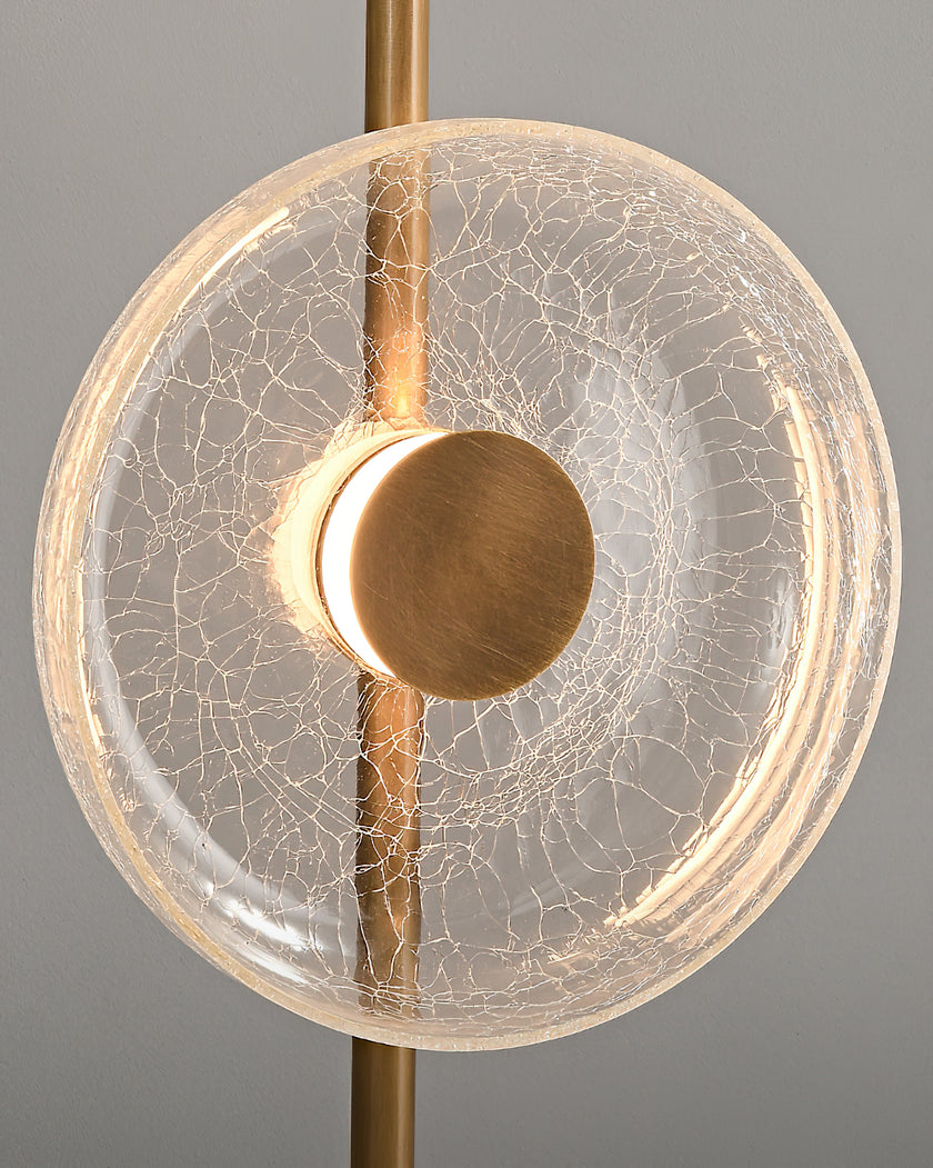 Glacier Crackle Floor Lamp