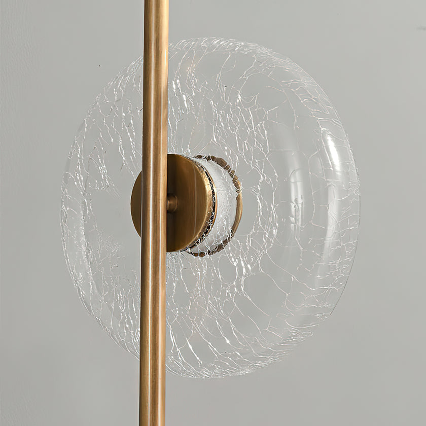 Glacier Crackle Floor Lamp