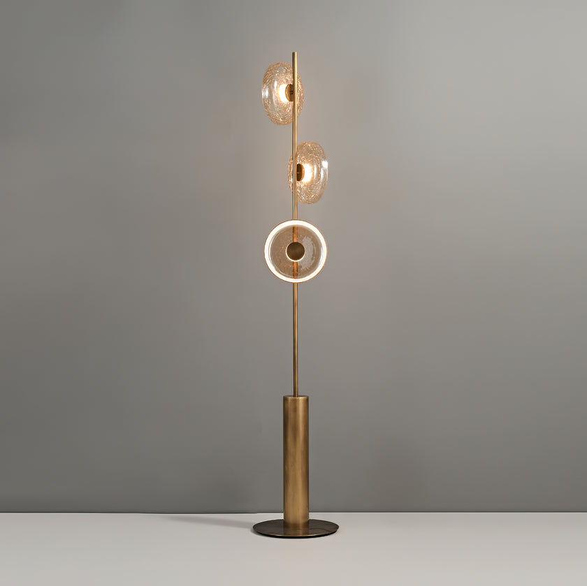 Glacier Crackle Floor Lamp