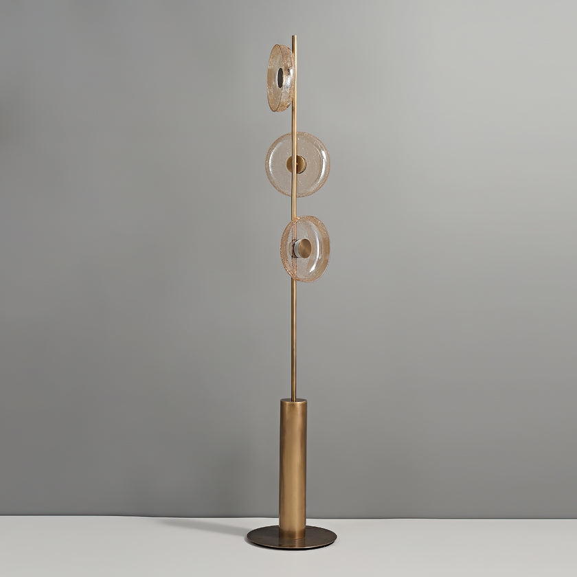 Glacier Crackle Floor Lamp