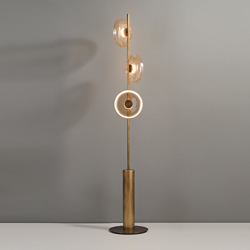Glacier Crackle Floor Lamp