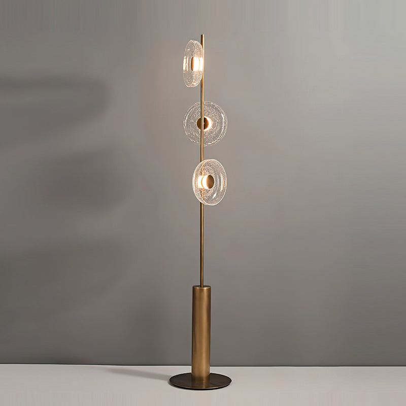 Glacier Crackle Floor Lamp