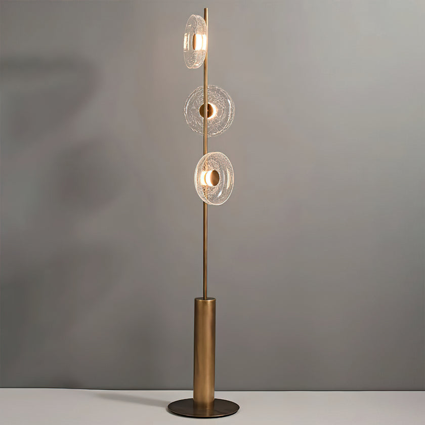 Glacier Crackle Floor Lamp