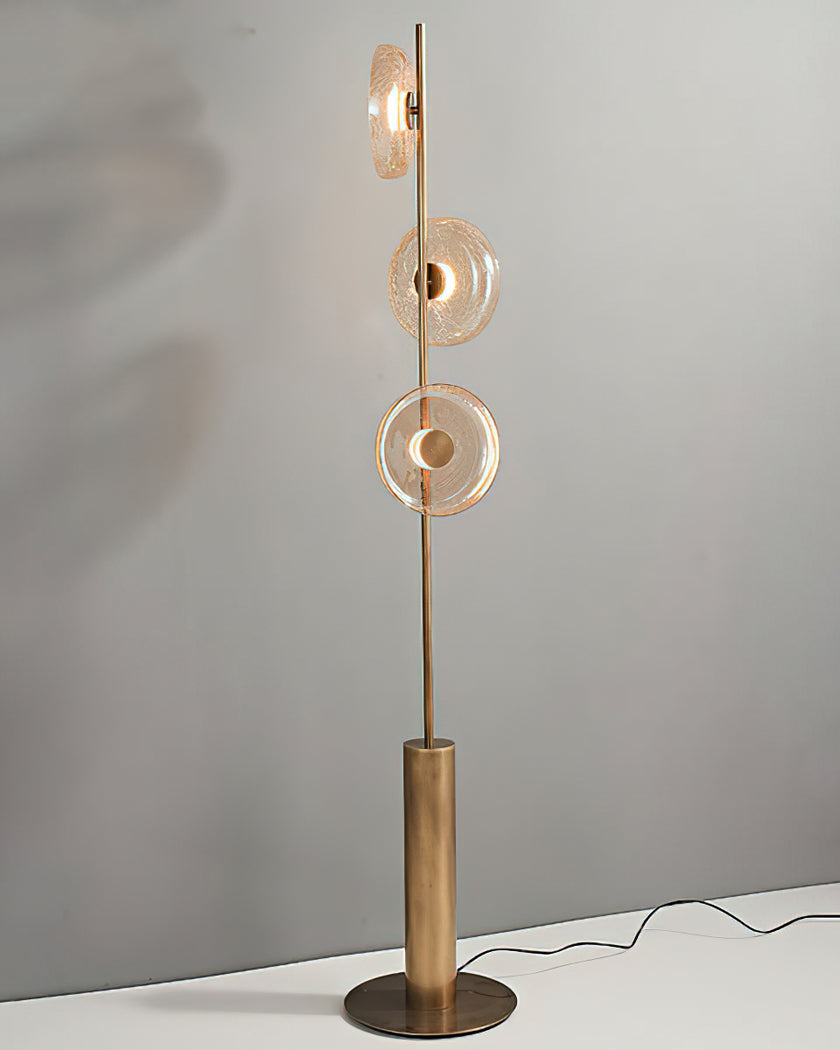 Glacier Crackle Floor Lamp