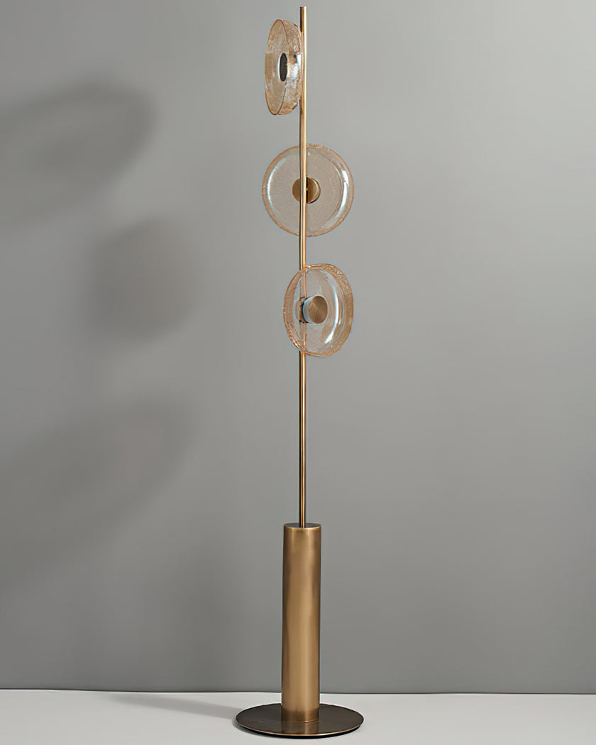 Glacier Crackle Floor Lamp