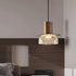 Glacier Crackle Glass Pendant Lamp