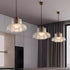 Glacier Crackle Glass Pendant Lamp