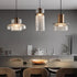 Glacier Crackle Glass Pendant Lamp