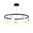 Jarvis Round Glass Chandelier