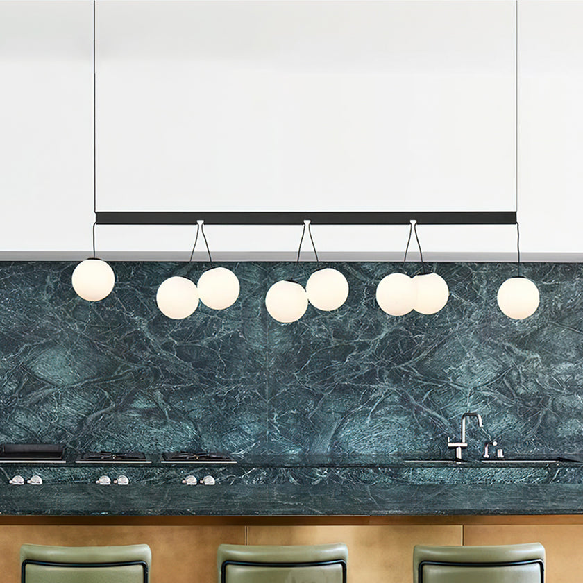 Jarvis Round Glass Chandelier