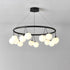 Jarvis Round Glass Chandelier