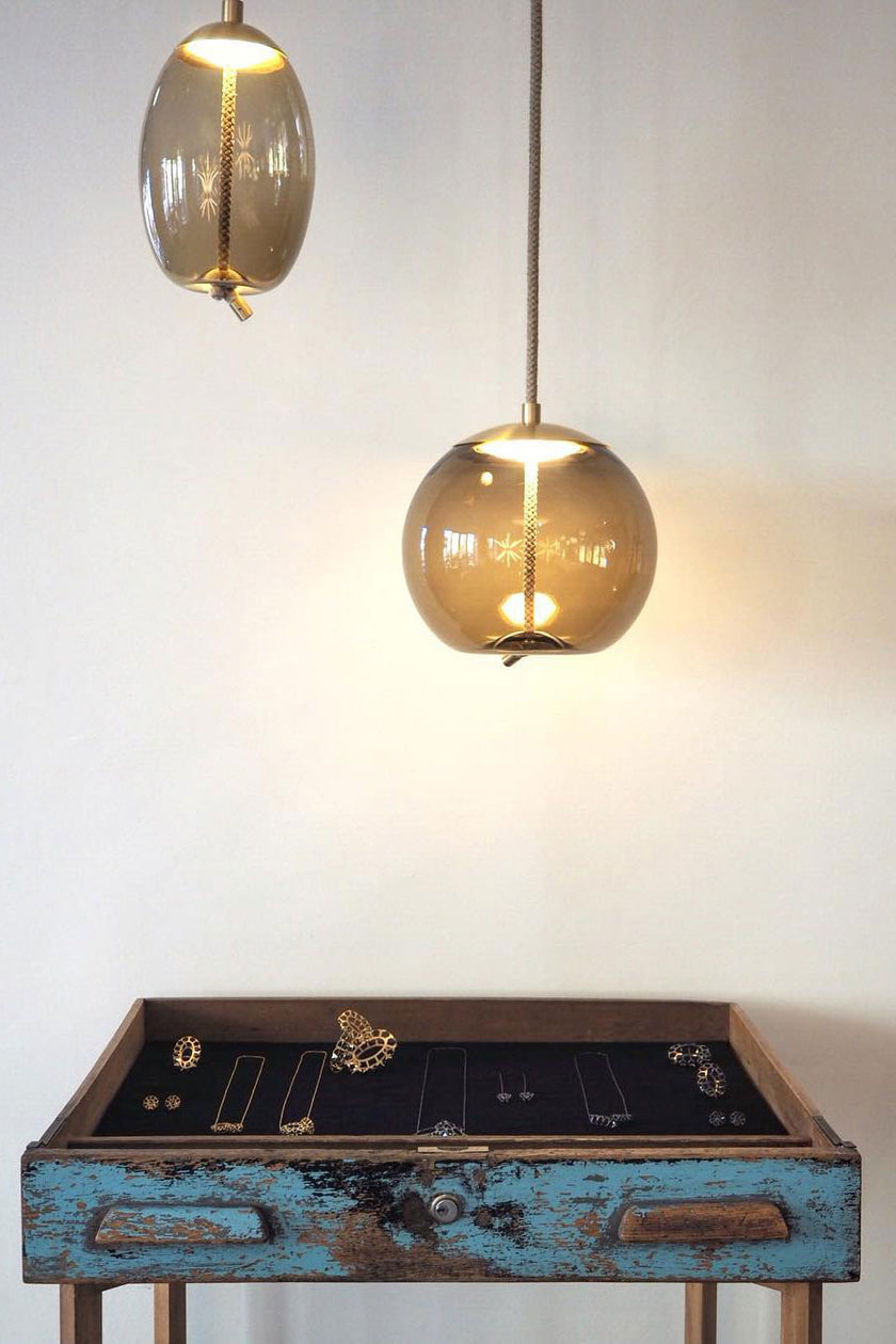 Modern Blown Glass Pendant Lights