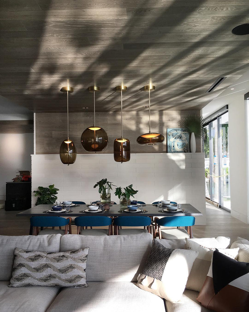Modern Blown Glass Pendant Lights