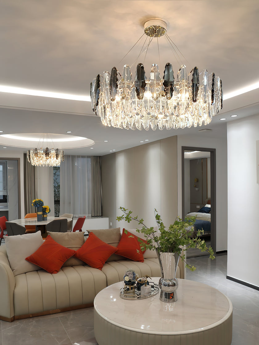 Leaf Crystal Chandelier