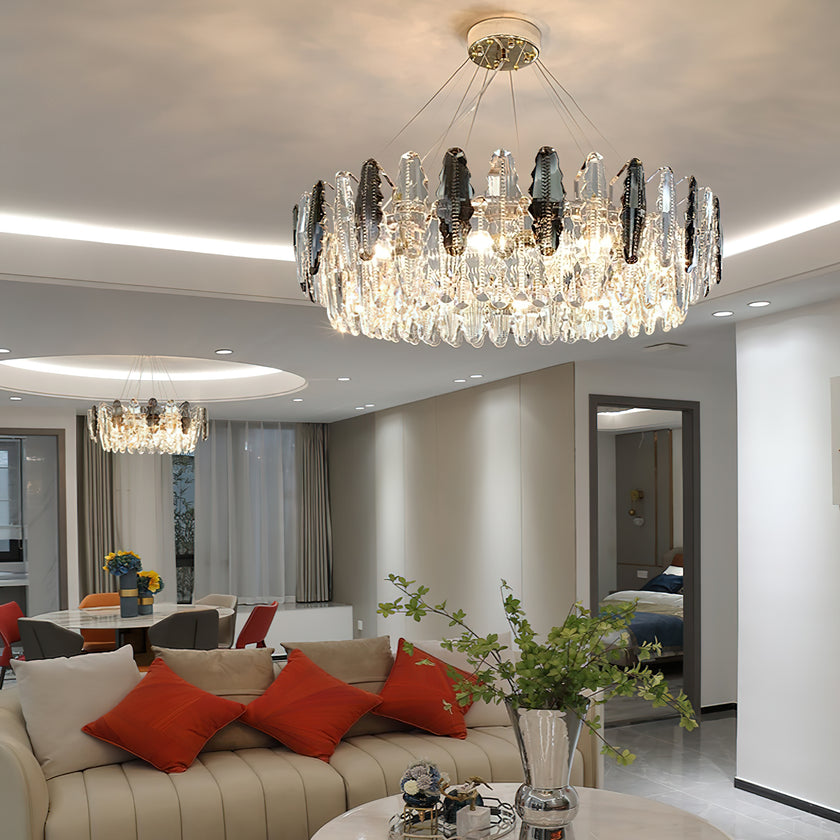 Leaf Crystal Chandelier