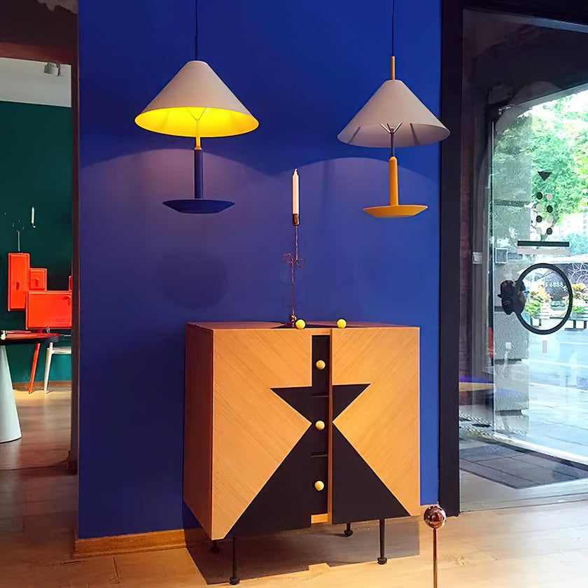 معكرون الحديد المطاوع قلادة مصباح