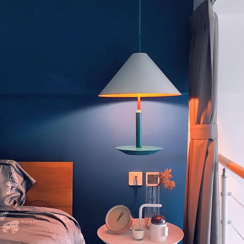 معكرون الحديد المطاوع قلادة مصباح