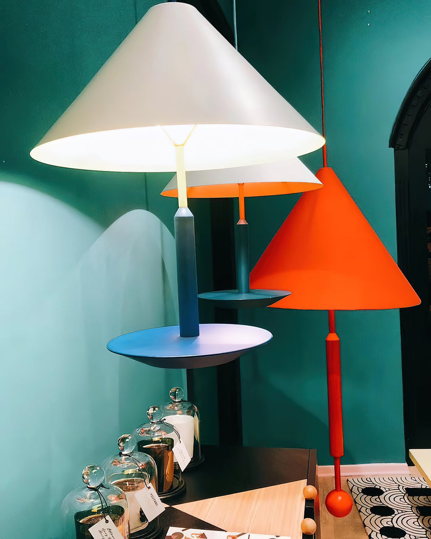 معكرون الحديد المطاوع قلادة مصباح