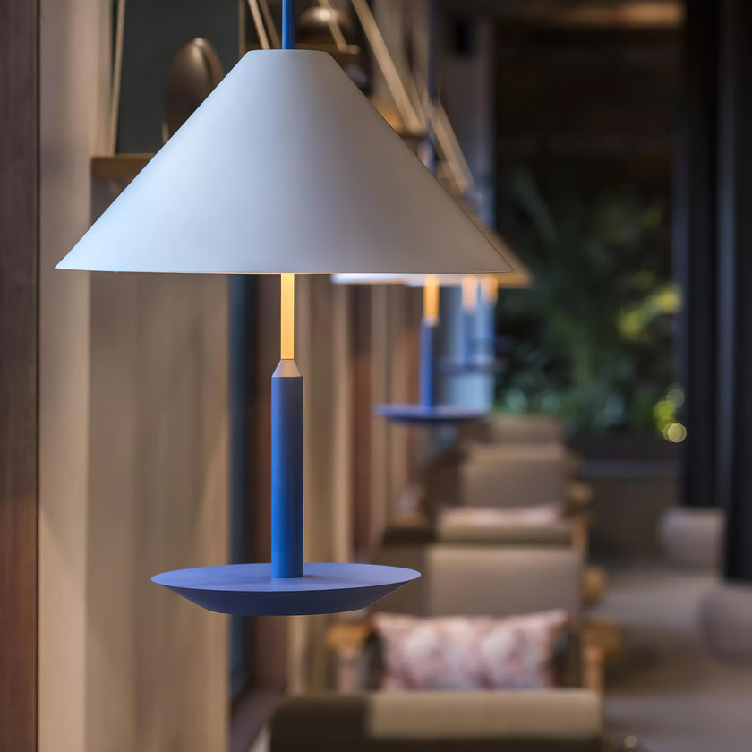 معكرون الحديد المطاوع قلادة مصباح