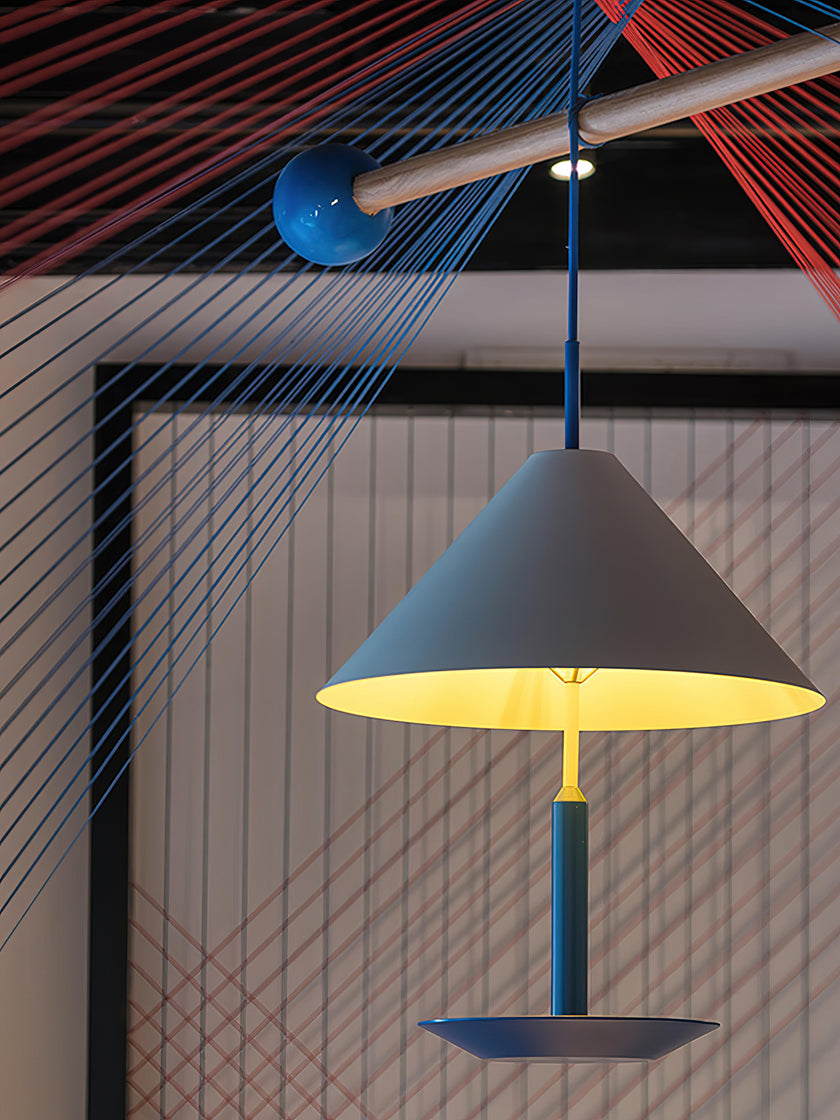 معكرون الحديد المطاوع قلادة مصباح