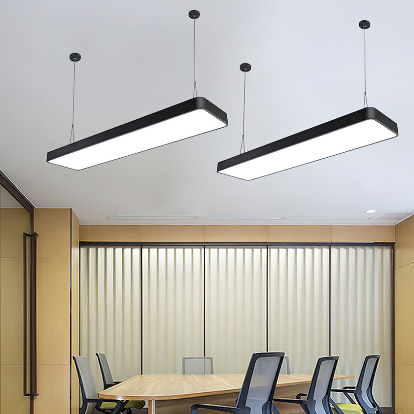 Modern LED Rectangular Office Pendant Light