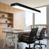 Modern LED Rectangular Office Pendant Light