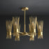 Modern Wagon Wheel Chandelier