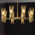 Modern Wagon Wheel Chandelier