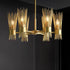 Modern Wagon Wheel Chandelier