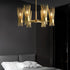 Modern Wagon Wheel Chandelier