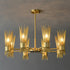 Modern Wagon Wheel Chandelier