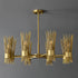 Modern Wagon Wheel Chandelier