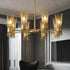 Modern Wagon Wheel Chandelier