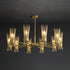 Modern Wagon Wheel Chandelier