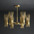 Modern Wagon Wheel Chandelier