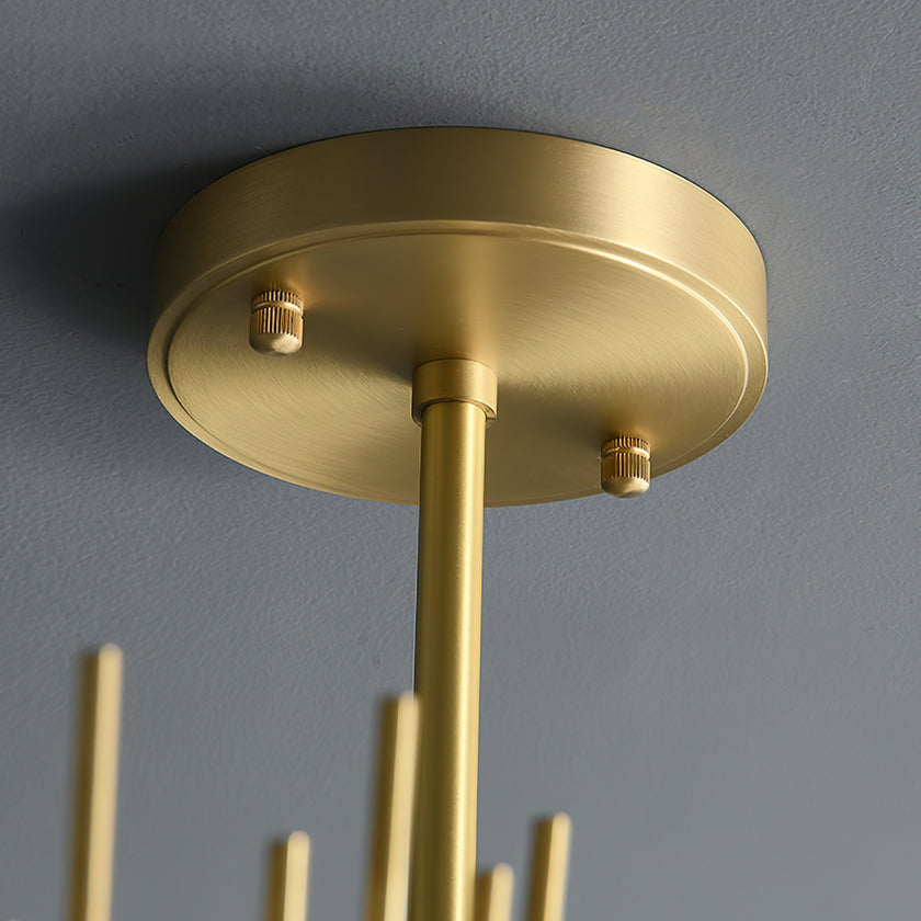 Modern Wagon Wheel Chandelier