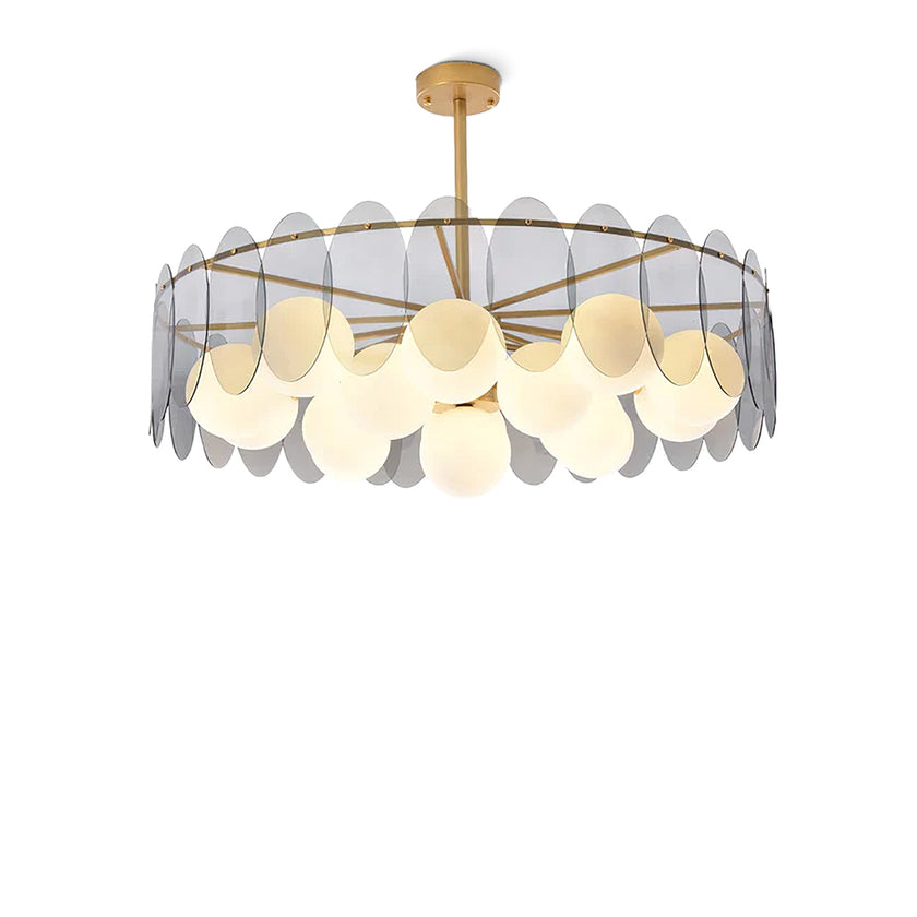 Molekularer Glaskugel-Kronleuchter