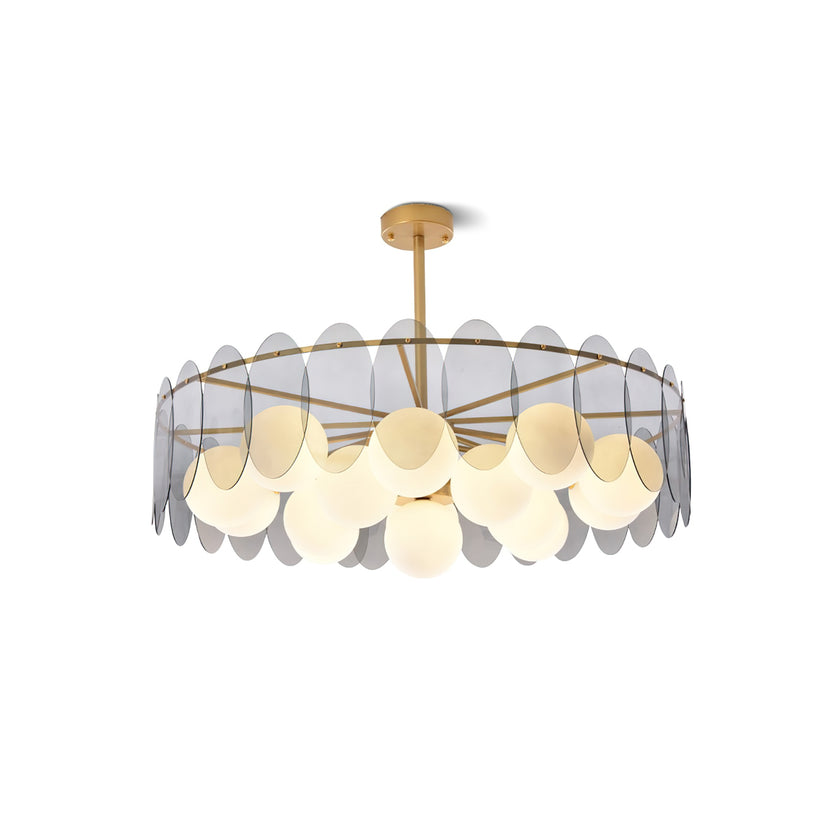 Molekularer Glaskugel-Kronleuchter