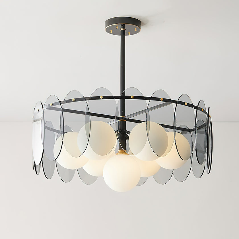 Molekularer Glaskugel-Kronleuchter