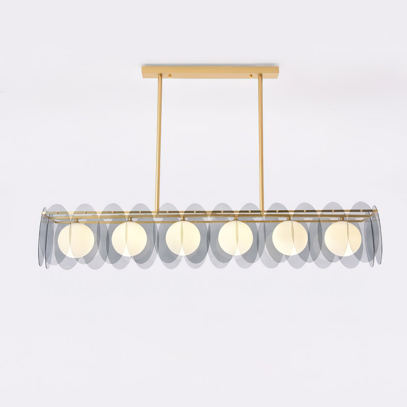 Molekularer Glaskugel-Kronleuchter