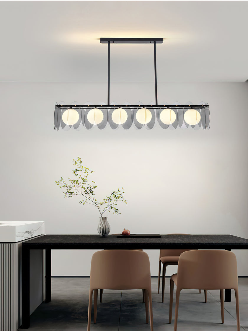 Molekularer Glaskugel-Kronleuchter