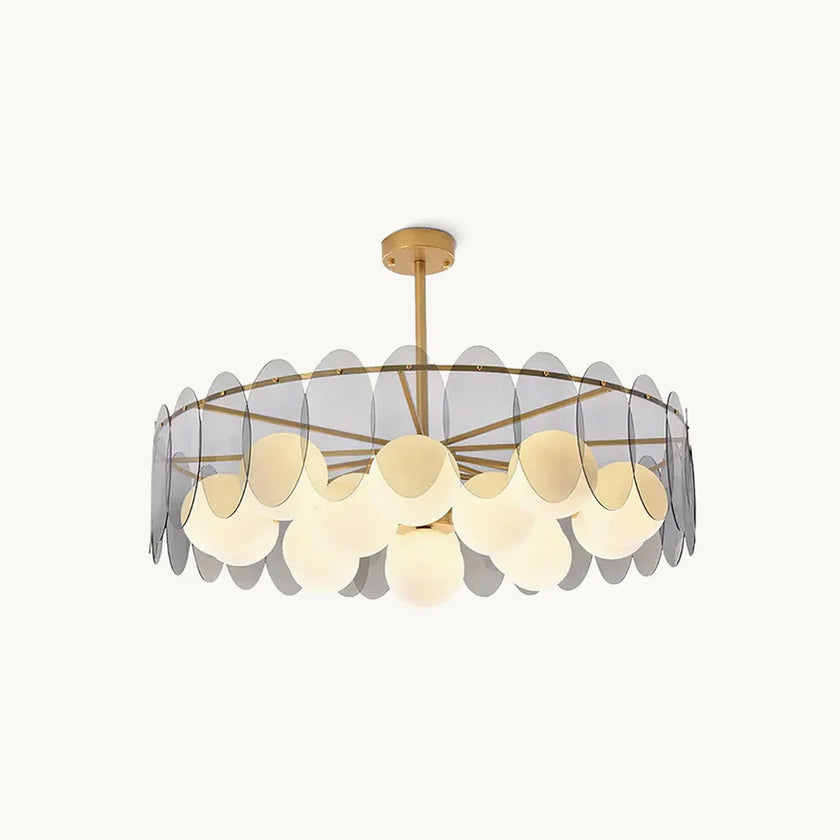 Molekularer Glaskugel-Kronleuchter