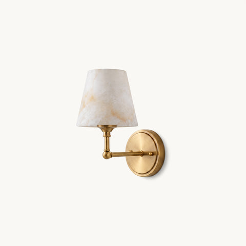 Aurelle Alabaster Wall Sconce