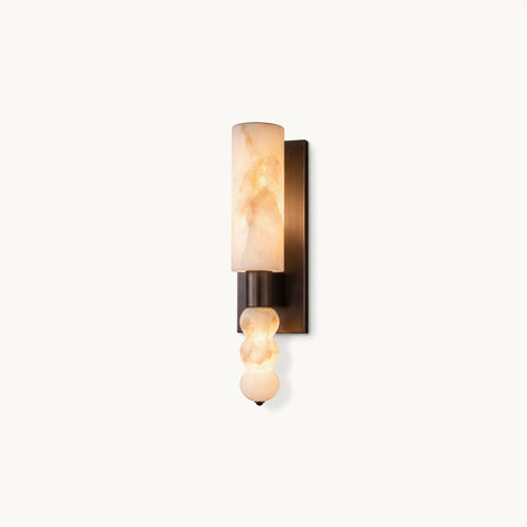 Wimpole Alabaster Wall Sconce