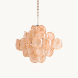 Portofino Caramel Disc Chandelier