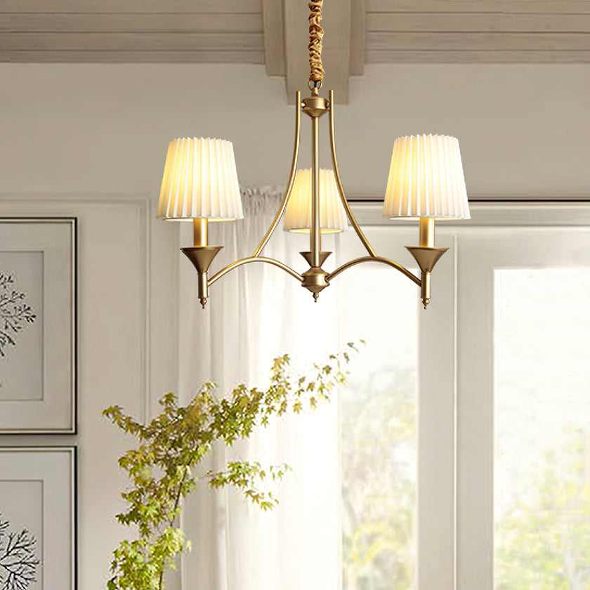 Myrna Pleated Chandelier