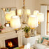 Myrna Pleated Chandelier